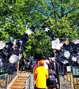 People entering the AfroPunk festival