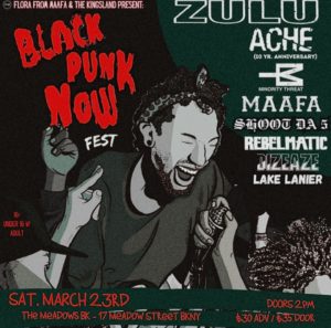 Black Punk Now Fest Event flyer